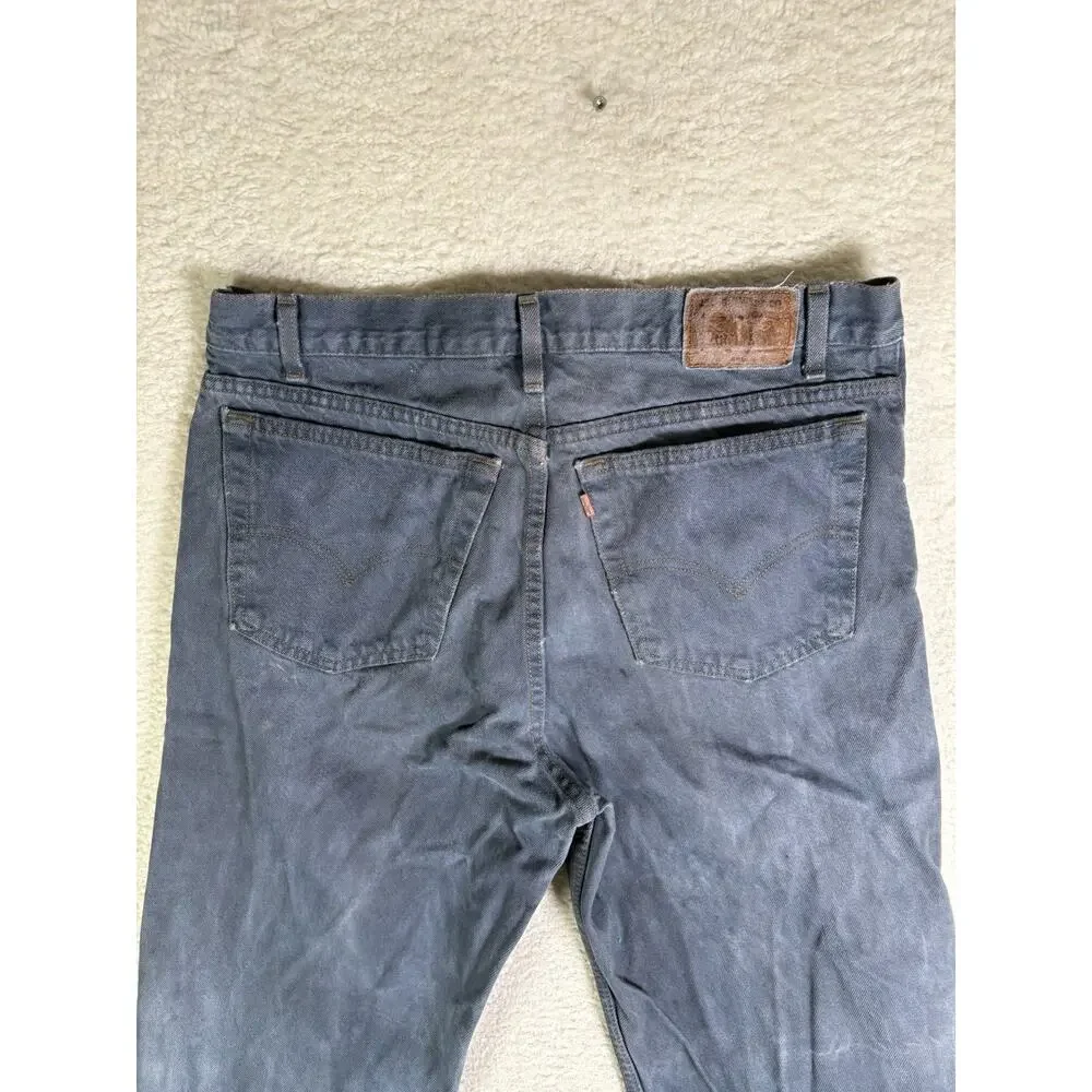 Vintage Levis 540 Jeans Mens 38x30 FITS 36x28 Blue Made USA Distressed THRASHED